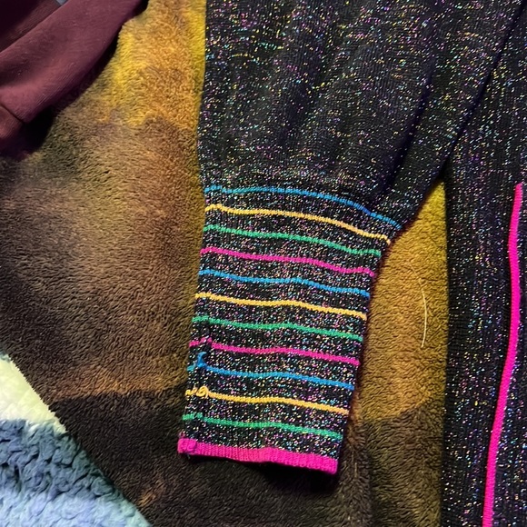 A Sam Wong Myung- Rainbow Cardigan - size large - Picture 3 of 6